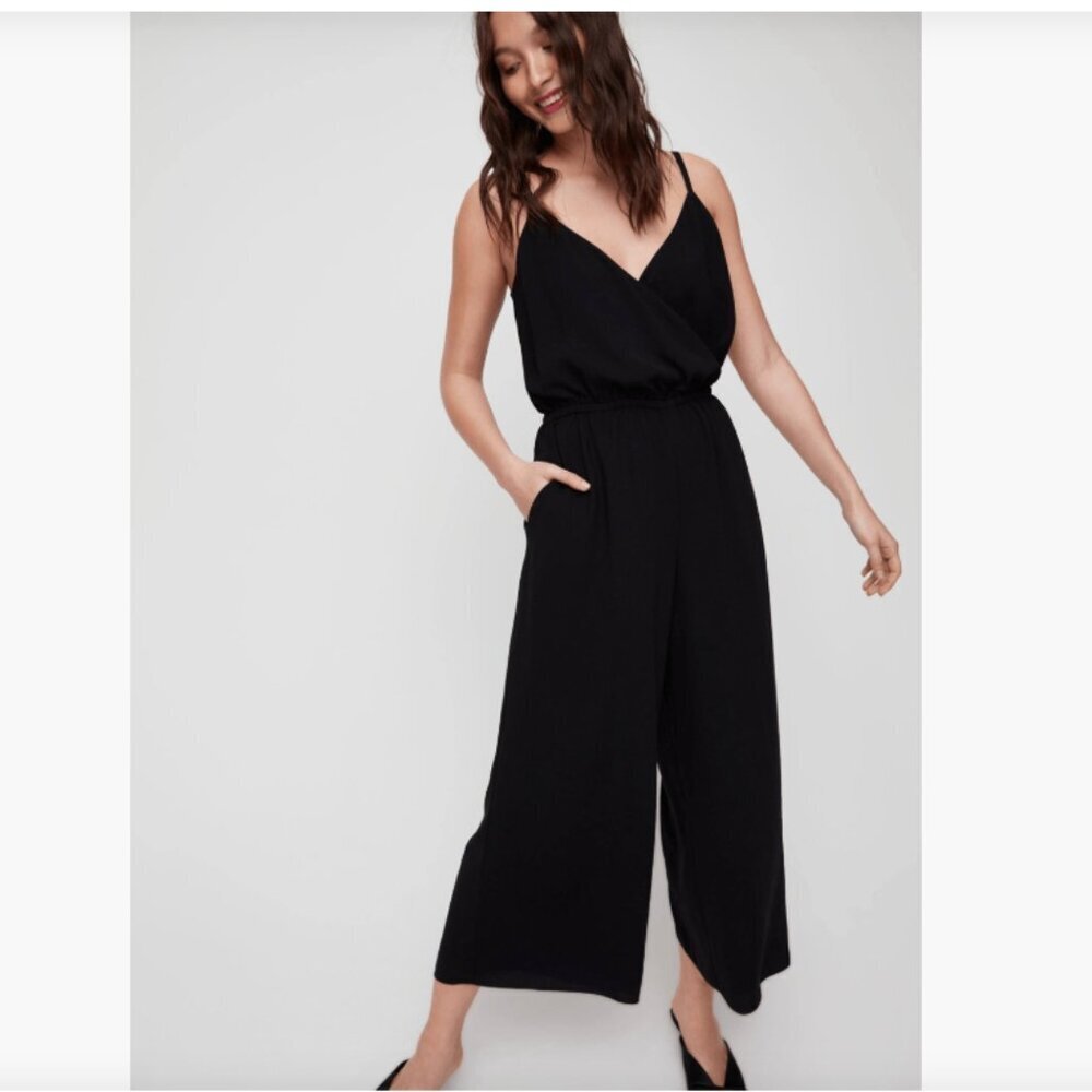 Aritzia Wilfred Melodie Jumpsuit Wide Leg Cropped - S - China - Picture 1 of 11